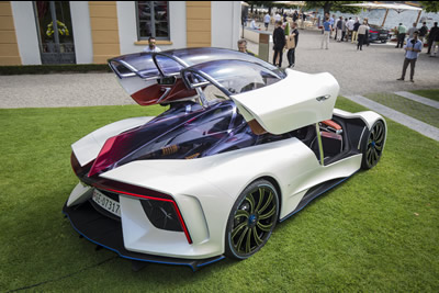 Giugiaro designed TECHRULES Ren Turbine Range Extender Electric Supercar Project